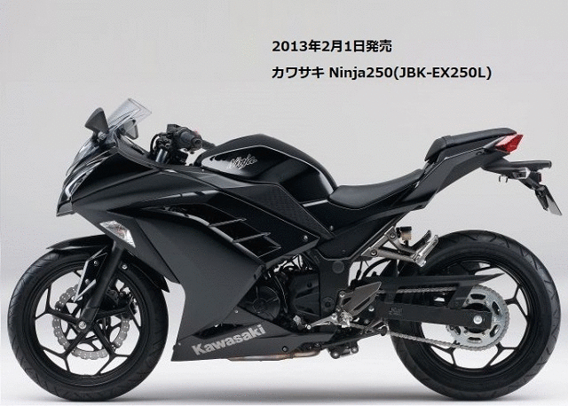 Ninja250(^ JBK-EX250L)Z250(^ JBK-ER250C)̊Oς̃TCh̔rgif