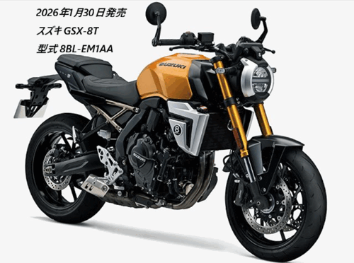 GSX-8T��GSX-8TT�̈Ⴂ���r
